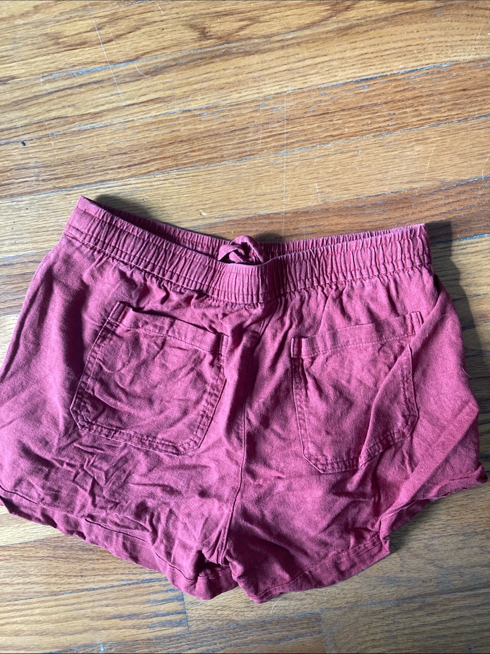Old Navy high rise linen shorts - Picture 2 of 4